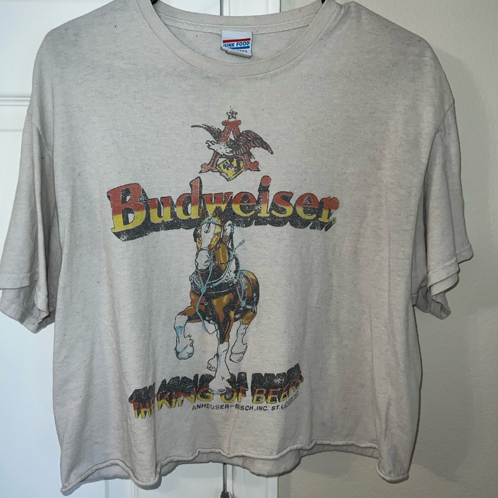 Budweiser T-Shirt Cropped